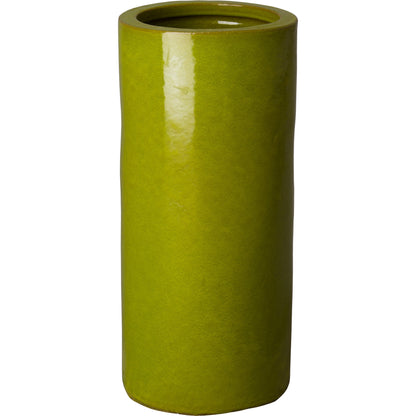 Umbrella Stand by Emissary USA in glossy glaze. Made from porcelain in a coastal style.