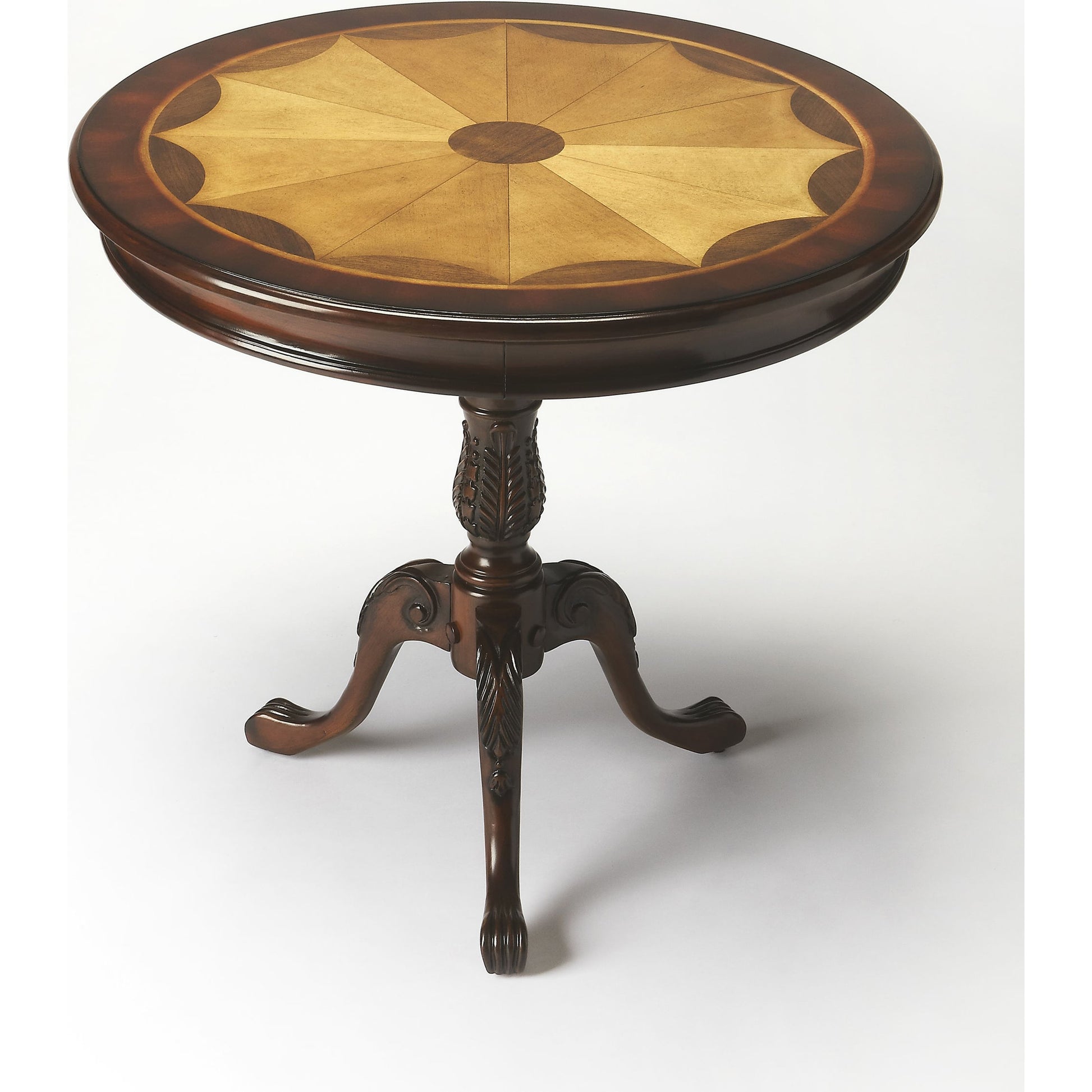 Carissa Round Pedestal Table by Butler Specialty Company. Made from unique in a traditional style.