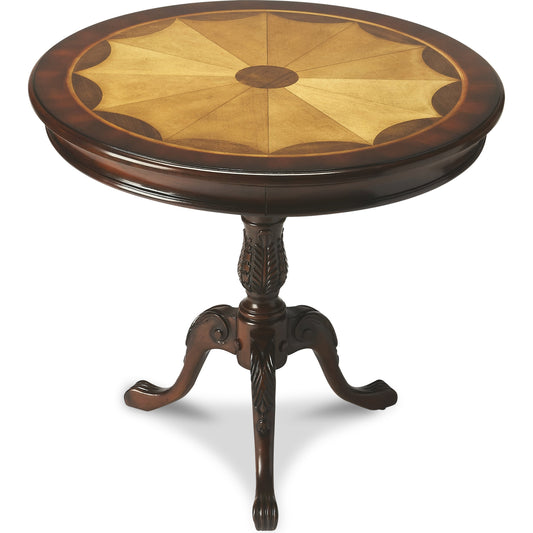 001 O-BUTLER-533024 | Additional Silo | Carissa Round Pedestal Table by Butler Specialty Company. Made from unique in a traditional style.