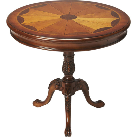 Carissa Round Pedestal Table by Butler Specialty Company. Made from unique in a traditional style.