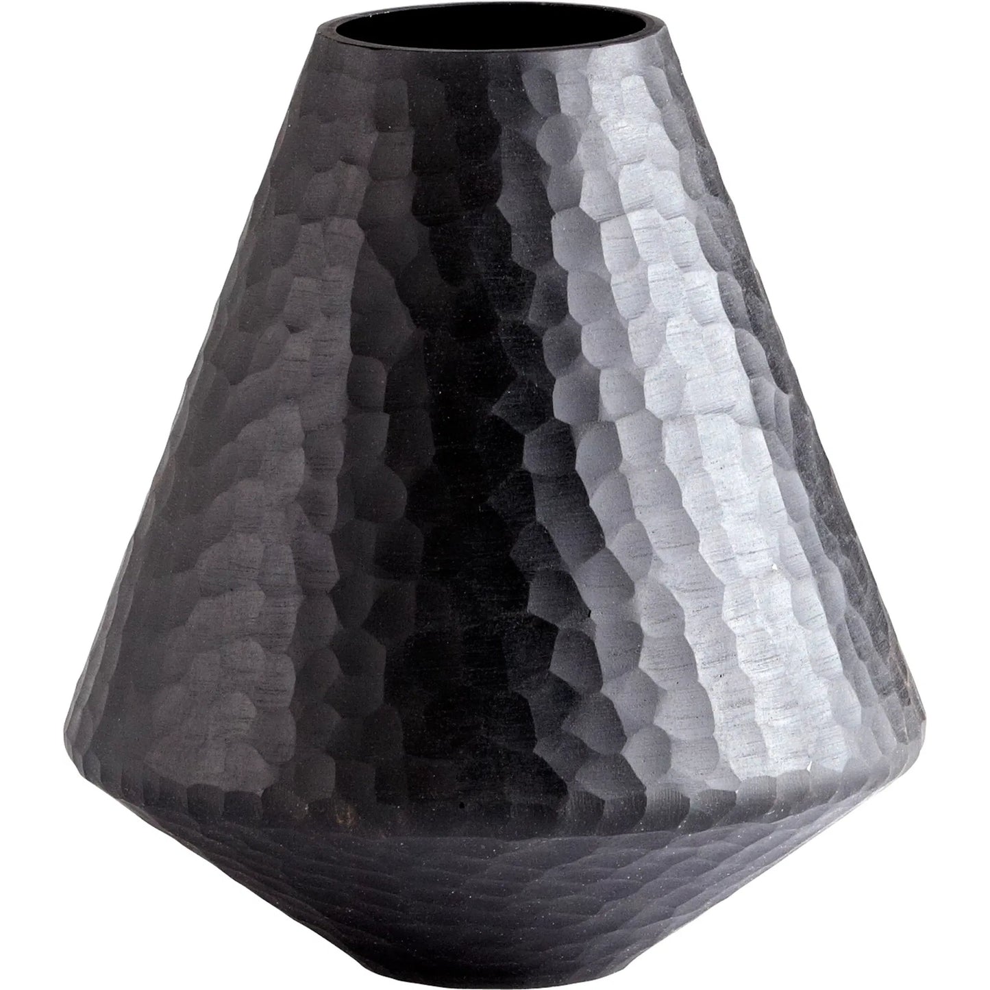 001 S-256157 | Primary Silo | Lava Vase by Cyan Design in black. Made from glass in a modern style.
