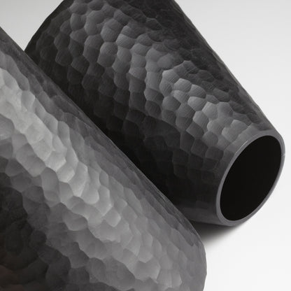 Lava Vase by Cyan Design in black. Made from glass in a modern style.