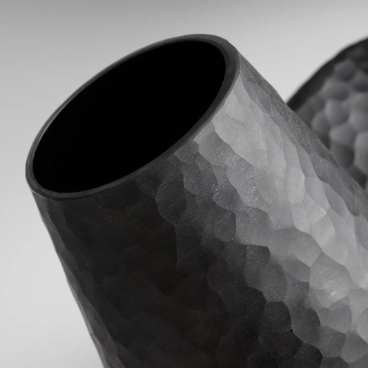 Lava Vase by Cyan Design in black. Made from glass in a modern style.
