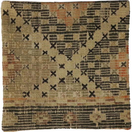 Vintage Kilim Pillow Case - 053968 by Pasargad Home in multi. Made from wool in a unique style.