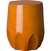 Calyx Garden Stool by Emissary in glossy glaze. Made from ceramic in a modern style.