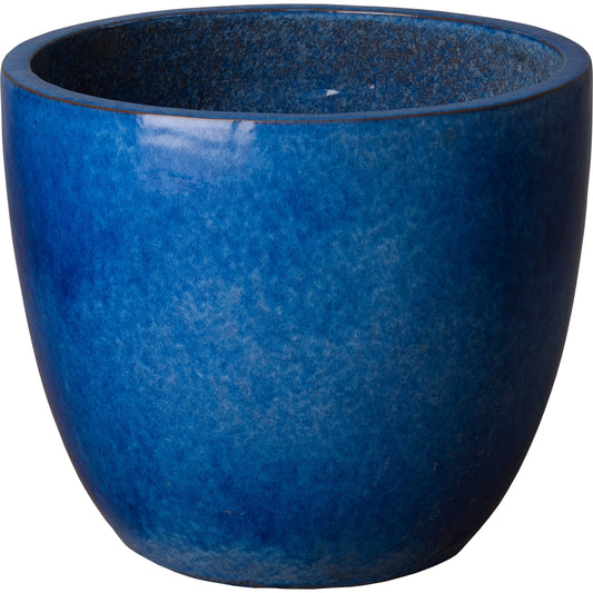 15" Round Planter by Emissary USA. Made from ceramic in a modern style.