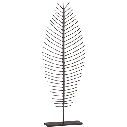 Skeleton Leaf by Cyan Design in graphite. Made from iron in a modern style.