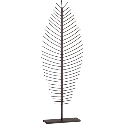 Skeleton Leaf by Cyan Design in graphite. Made from iron in a modern style.