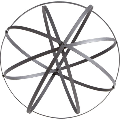 Sphere by Cyan Design in rustic gray. Made from iron in a modern style.