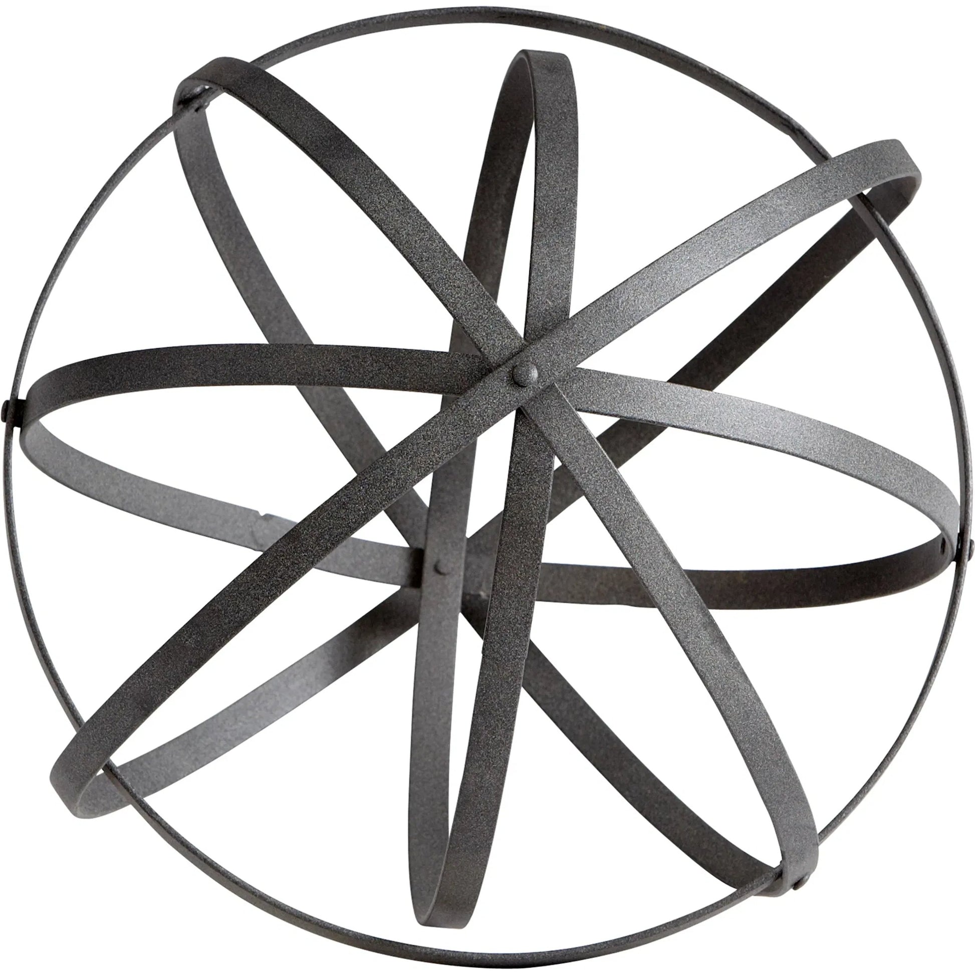 Sphere by Cyan Design in rustic gray. Made from iron in a modern style.