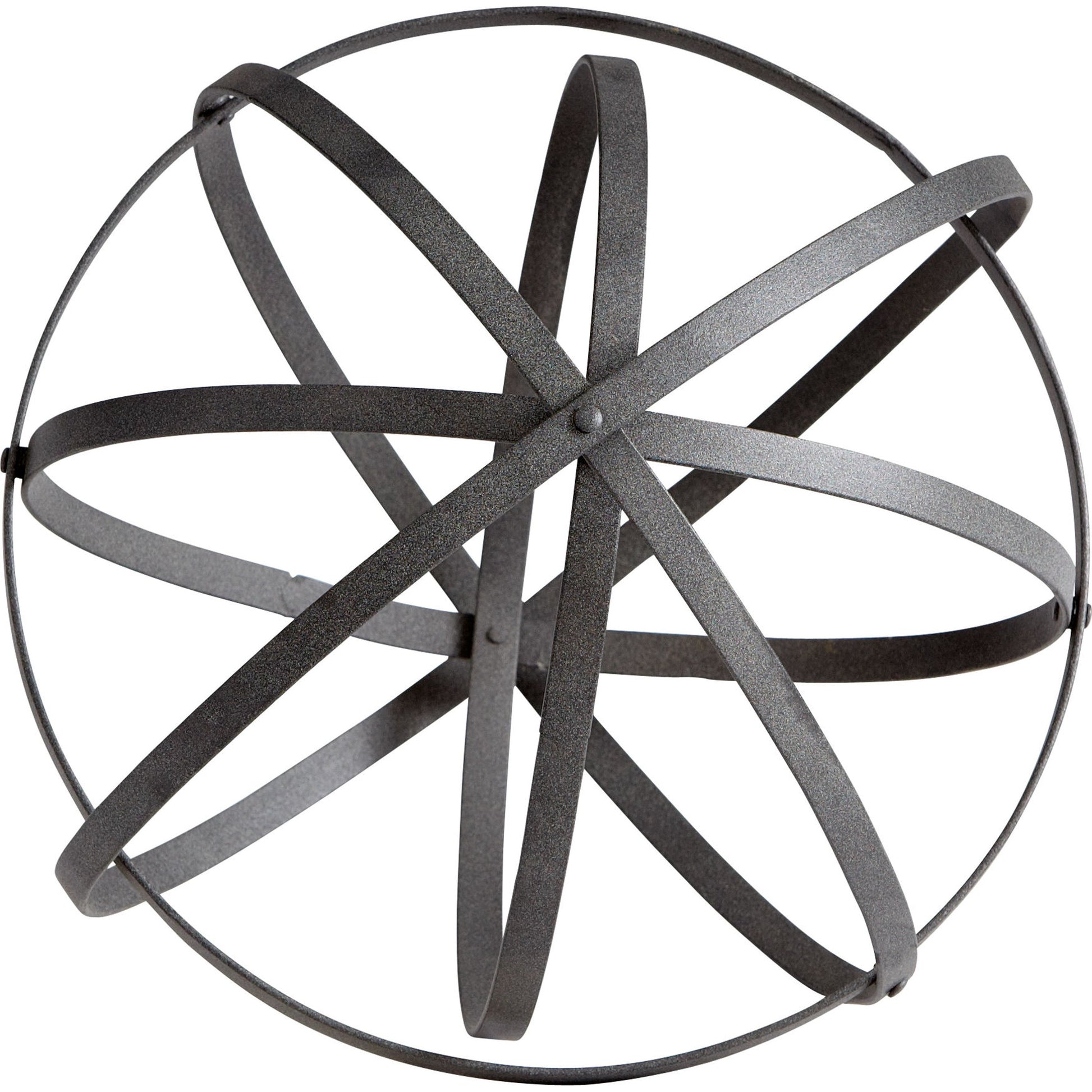 Sphere by Cyan Design in rustic gray. Made from iron in a modern style.