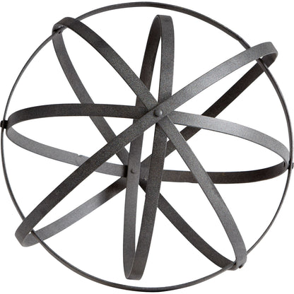 Sphere by Cyan Design in rustic gray. Made from iron in a modern style.