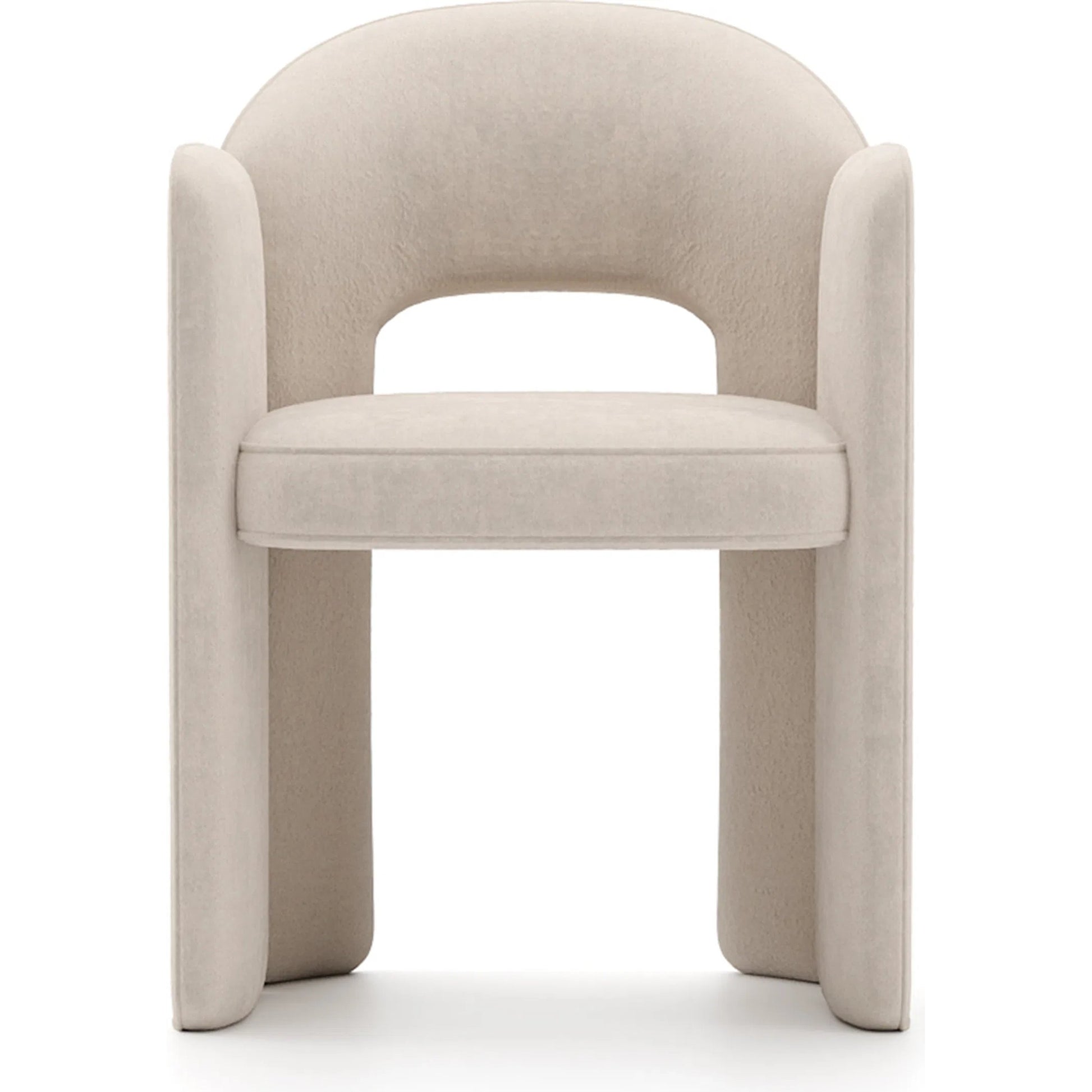 Overlap Arm Dining Chair by Caracole. Made from metal in a transitional style.