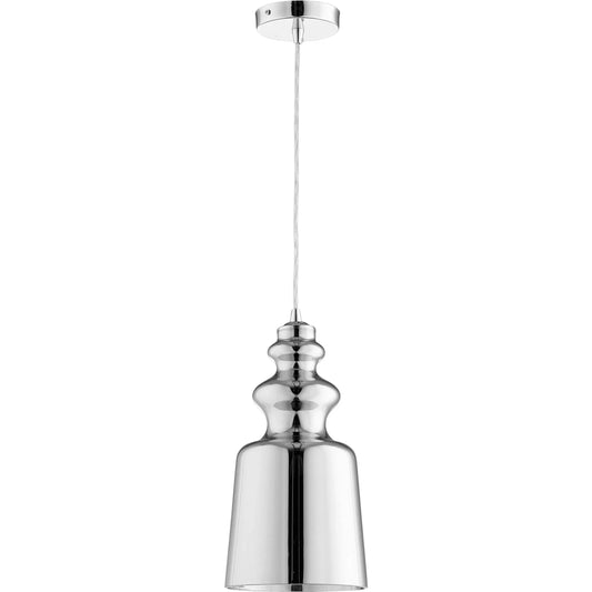 Leone Pendant by Cyan Design in chrome. Made from iron, mirrored glass in a modern style.