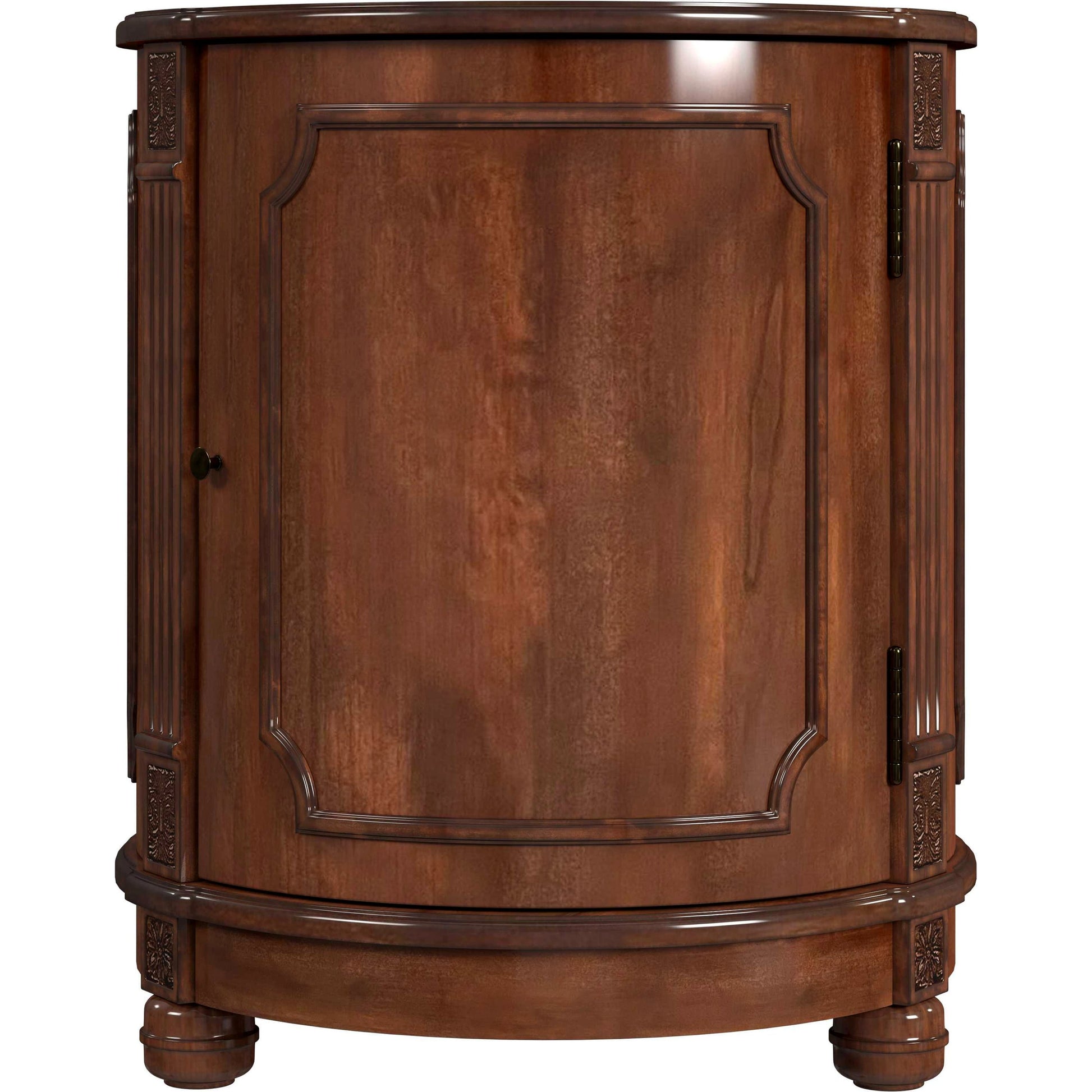 Thurmond Drum Side Table by Butler Specialty Company. Made from poplar hardwood solids, resin, cherry veneer, fiberboard in a traditional style.
