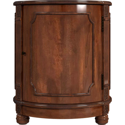 Thurmond Drum Side Table by Butler Specialty Company. Made from poplar hardwood solids, resin, cherry veneer, fiberboard in a traditional style.