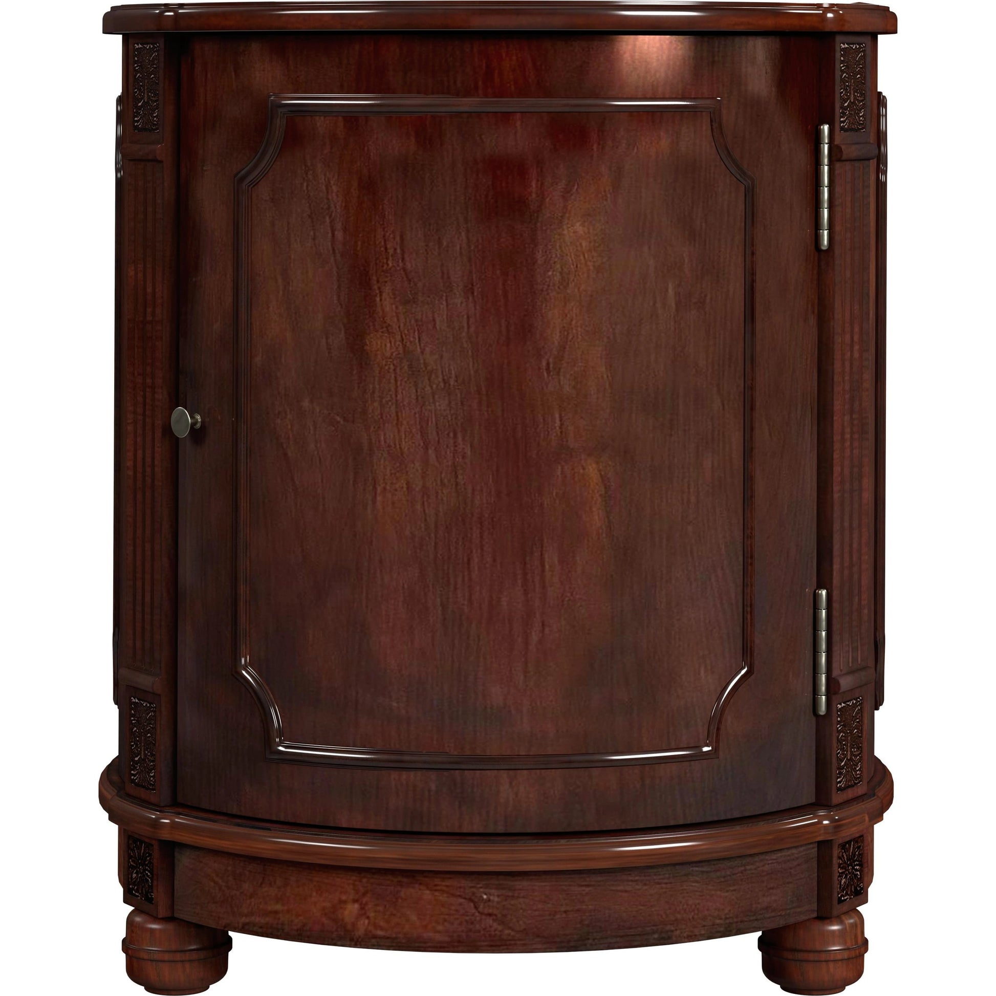 Thurmond Drum Side Table by Butler Specialty Company. Made from poplar hardwood solids, resin, cherry veneer, fiberboard in a traditional style.