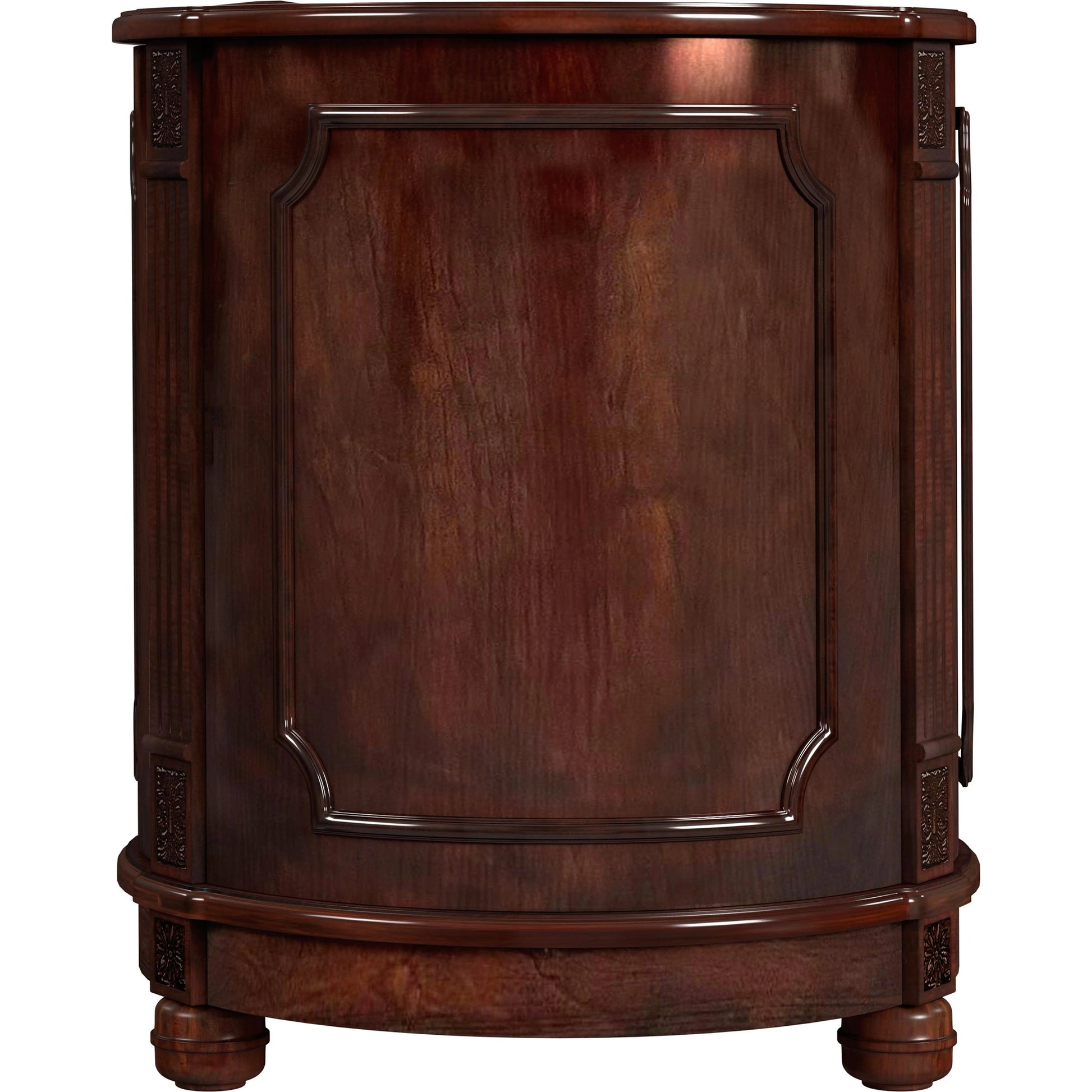 Thurmond Drum Side Table by Butler Specialty Company. Made from poplar hardwood solids, resin, cherry veneer, fiberboard in a traditional style.