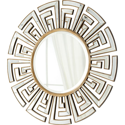 Cleopatra Mirror by Cyan Design in clear, gold. Made from mirrored glass in a modern style.
