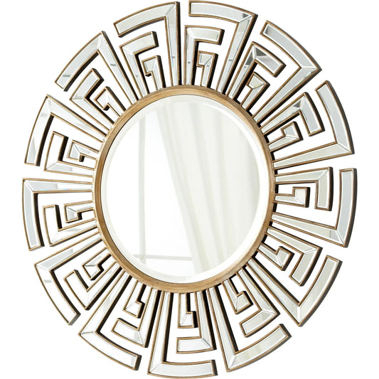 Cleopatra Mirror by Cyan Design in clear, gold. Made from mirrored glass in a modern style.