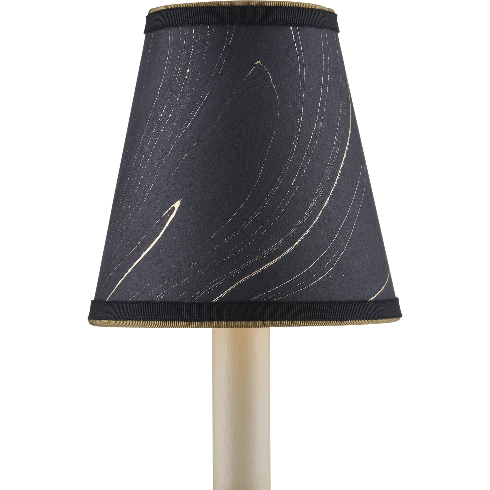 Marble Paper Tapered Chandelier Shade by Currey and Company. Made from paper in a modern style.