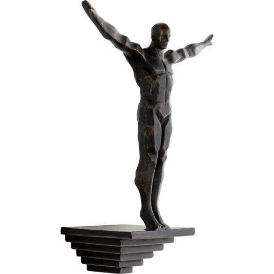 Diver Wall Decor by Cyan Design in old world. Made from iron in a modern style.