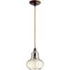 Oiled Bronze / Champagne Glass