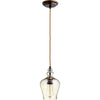 Oiled Bronze, Champagne Glass