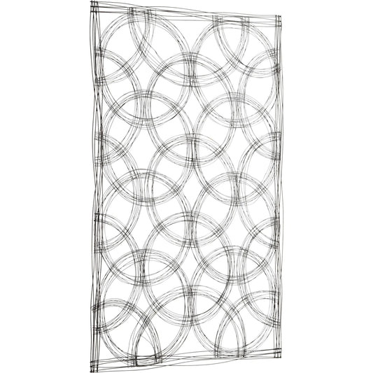 Kaleidoscope Wall Decor by Cyan Design in graphite. Made from iron in a modern style.