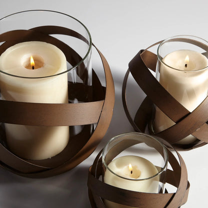 Infinity Candleholder by Cyan Design in copper. Made from iron in a cottage & farmhouse style.