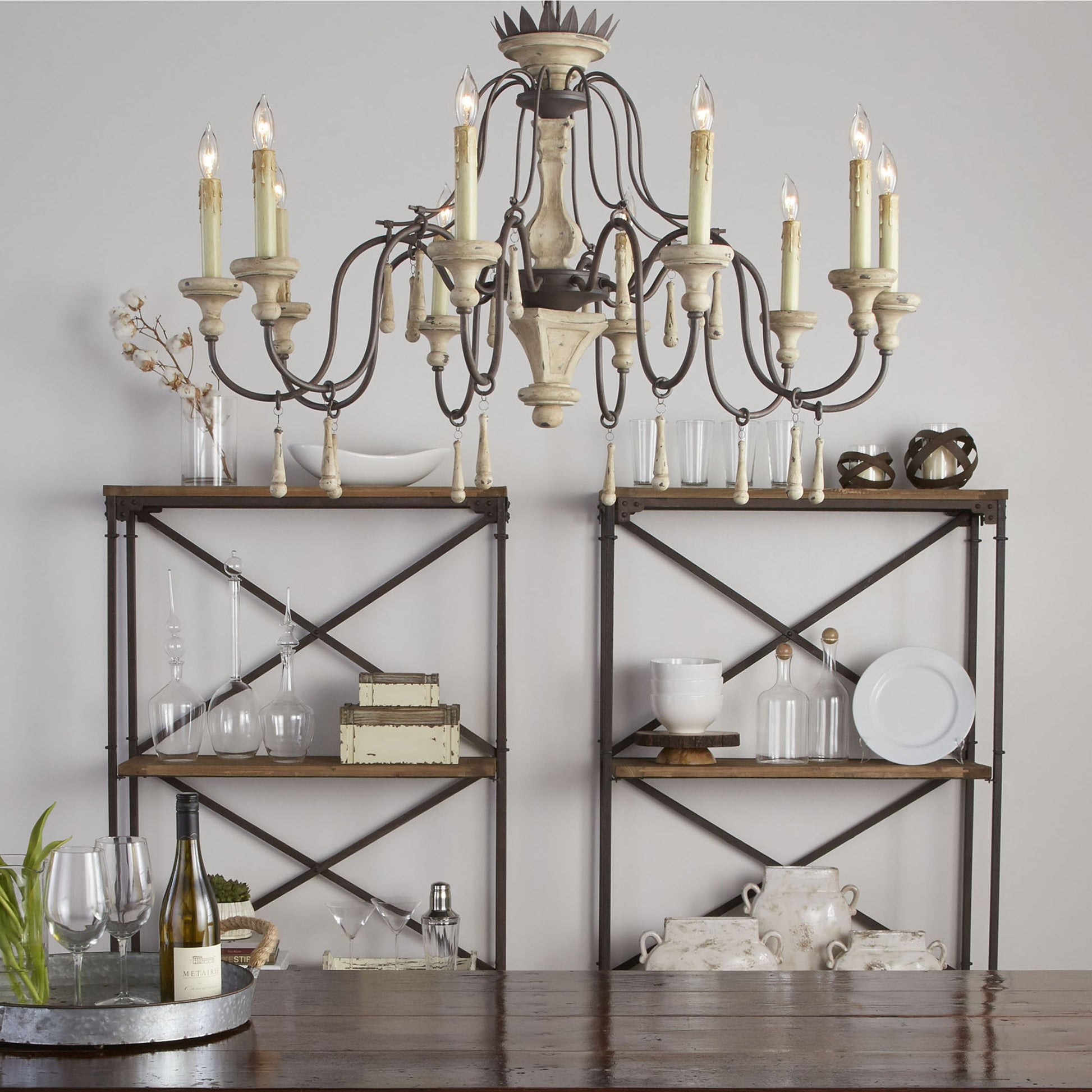 Infinity Candleholder by Cyan Design in copper. Made from iron in a cottage & farmhouse style.