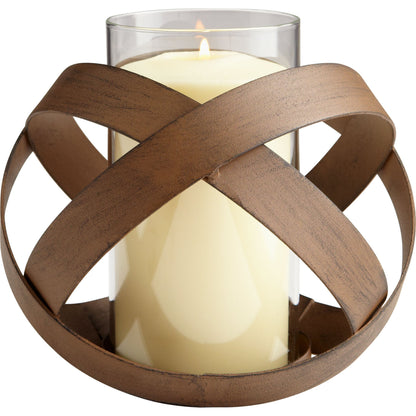 Infinity Candleholder by Cyan Design in copper. Made from iron in a cottage & farmhouse style.