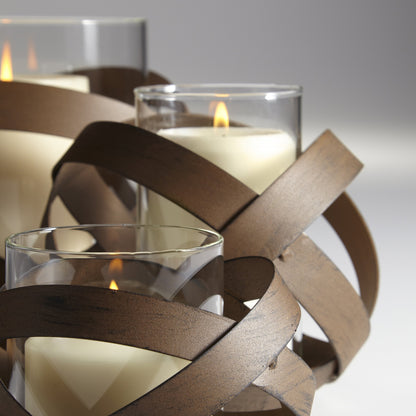 Infinity Candleholder by Cyan Design in copper. Made from iron in a cottage & farmhouse style.