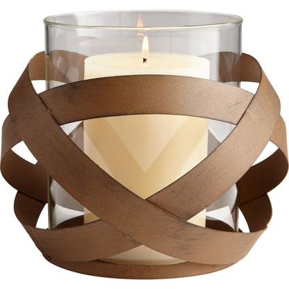 Infinity Candleholder by Cyan Design in copper. Made from iron in a cottage & farmhouse style.