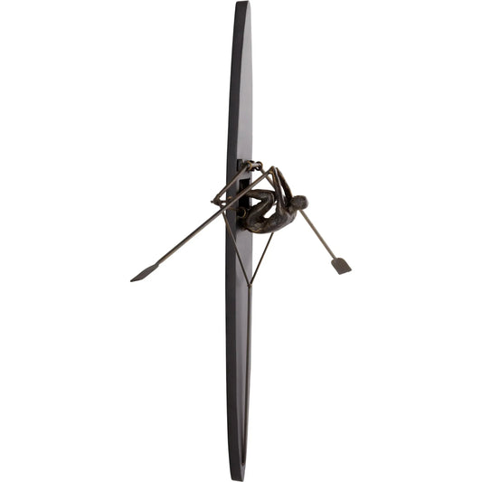 Scull Wall Decor by Cyan Design in old world. Made from iron in a coastal style.