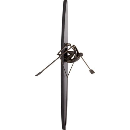 Scull Wall Decor by Cyan Design in old world. Made from iron in a coastal style.