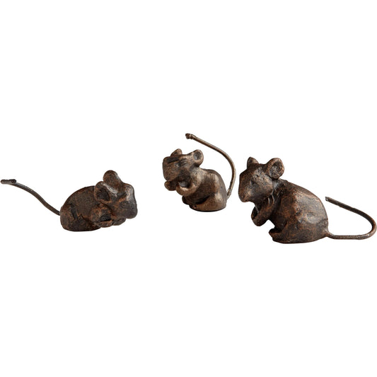 Three Blind Mice by Cyan Design in bronze. Made from iron in a cottage & farmhouse style.