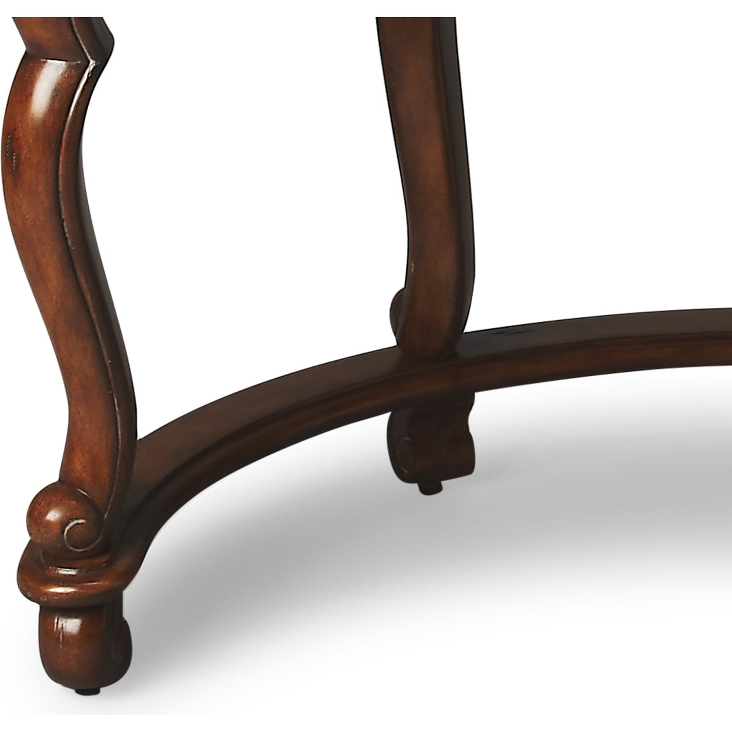 007 O-BUTLER-627070 | Additional Silo | Faux Leather Desk by Butler Specialty Company in medium brown and heritage. Made from wood solids, wood veneers, resin, leather in a traditional style.