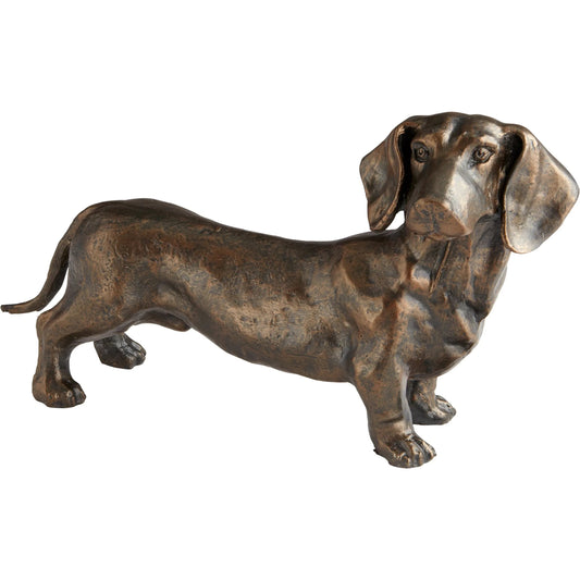 Fido Sculpture by Cyan Design in bronze. Made from iron in a modern style.