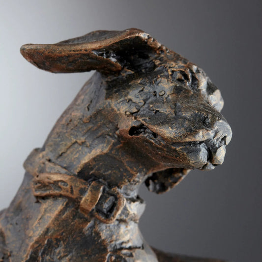 Fetch Sculpture by Cyan Design in bronze. Made from iron in a modern style.