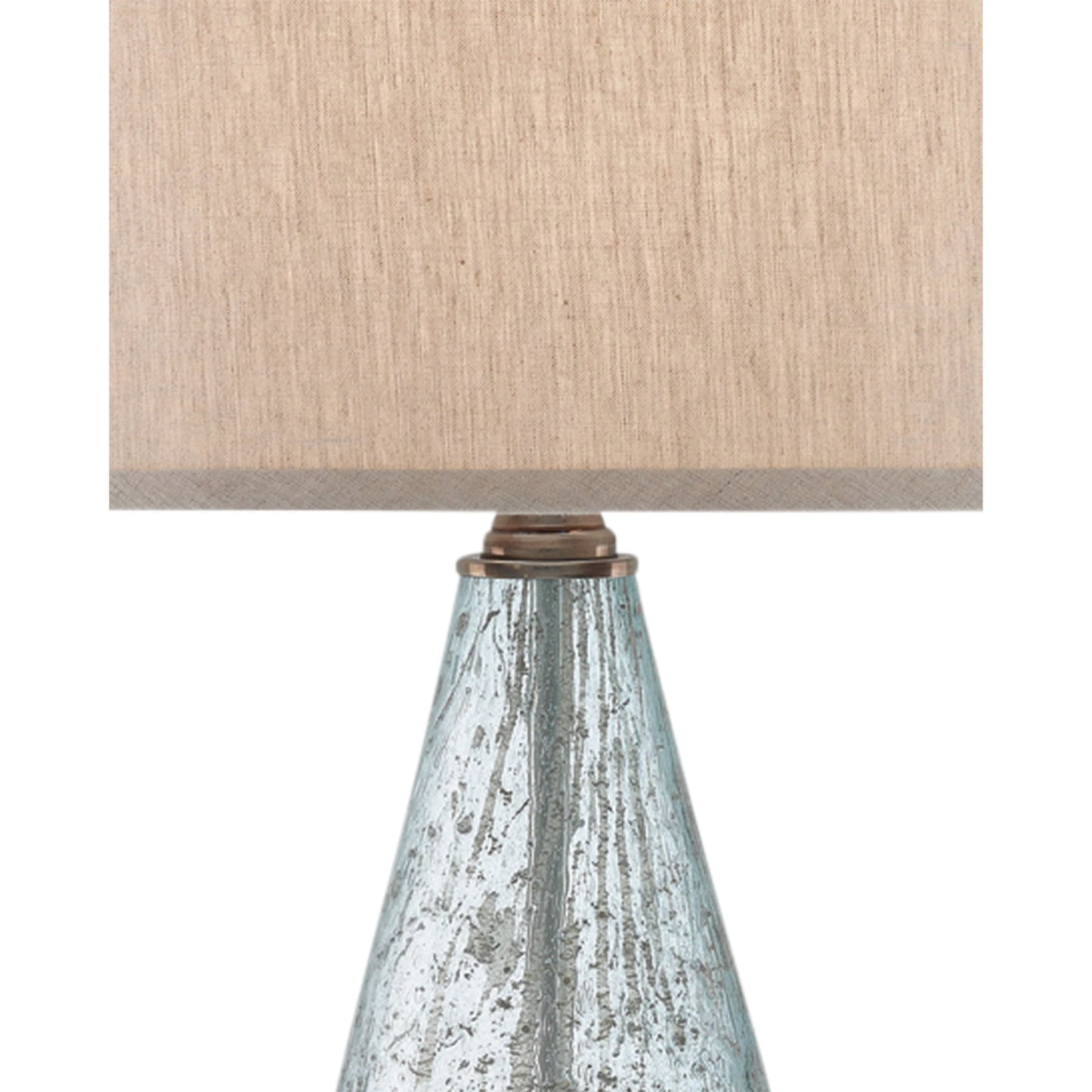 020 S-223223 | Closeup | Optimist Table Lamp by Currey and Company. Made from glass, optic crystal in a traditional style.