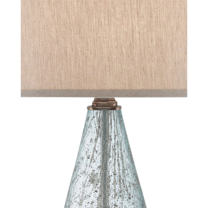 Optimist Table Lamp by Currey and Company. Made from glass, optic crystal in a traditional style.