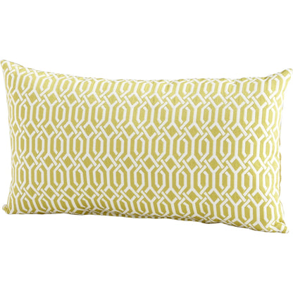 Interlochen Pillow by Cyan Design in lime green. Made from polyester in a transitional style.
