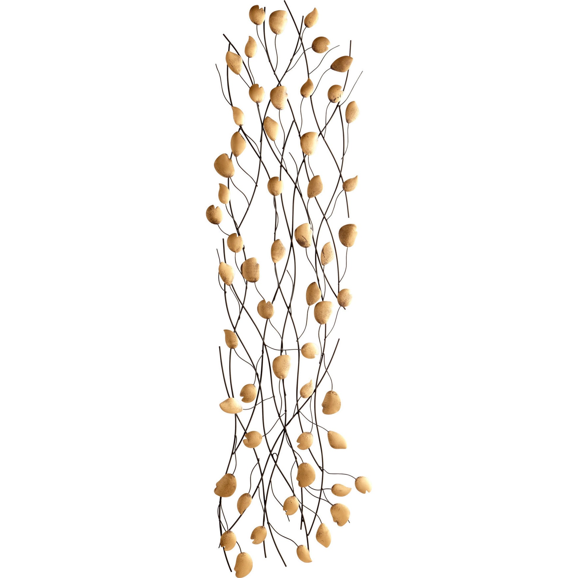 Guilded Vine Wall Decor by Cyan Design in gold. Made from iron in a modern style.