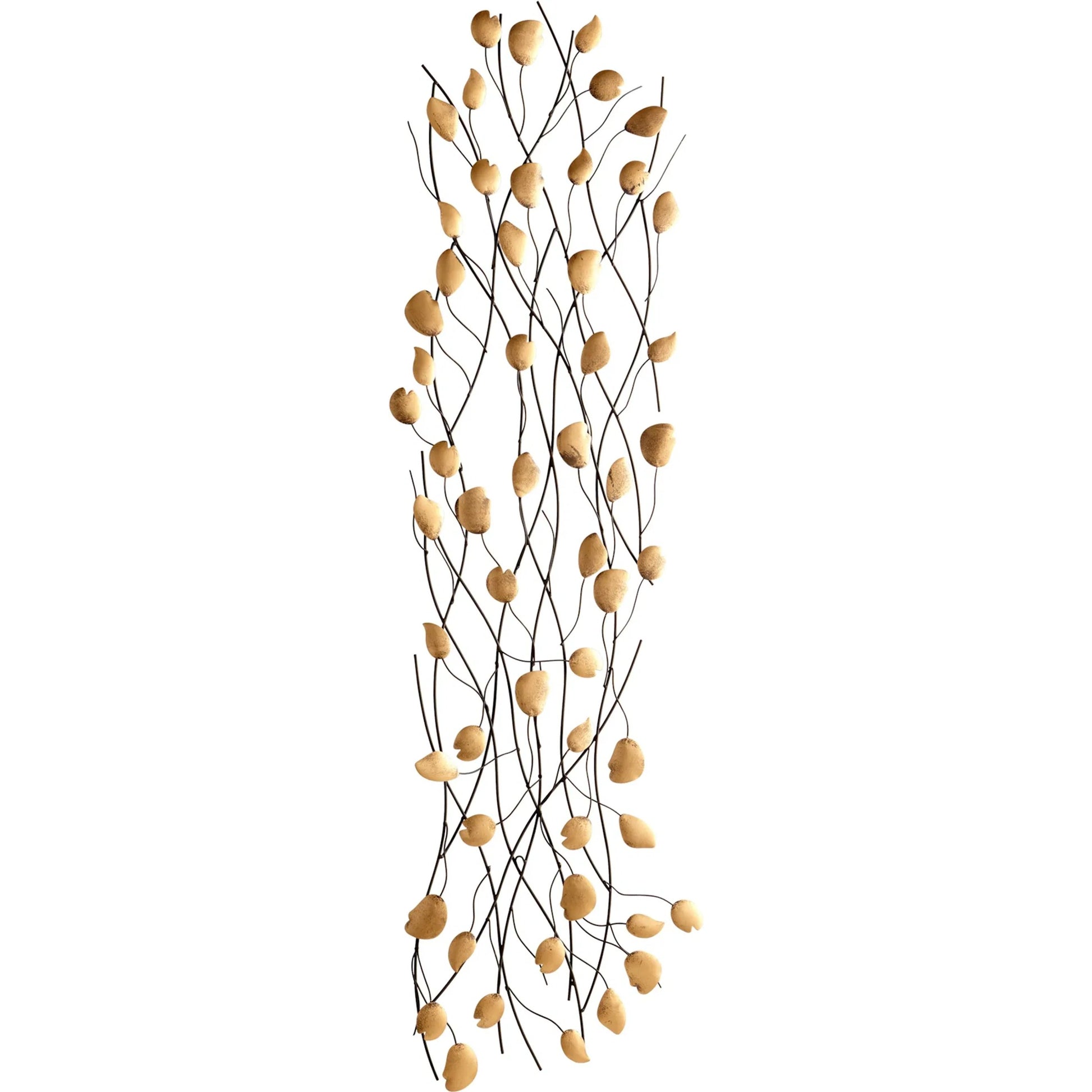 Guilded Vine Wall Decor by Cyan Design in gold. Made from iron in a modern style.