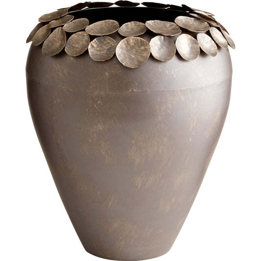 Electrum Container by Cyan Design in bronze. Made from iron in a modern style.