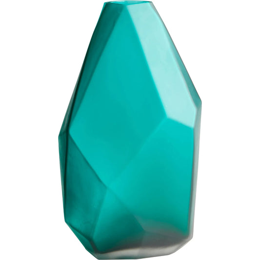Bronson Vase by Cyan Design in green. Made from glass in a modern style.