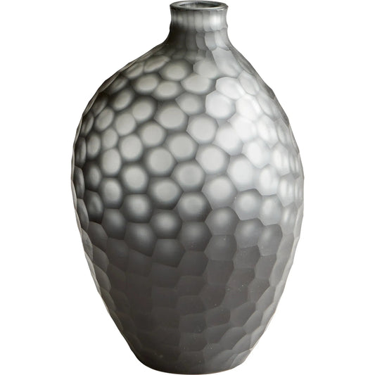 Neo-Noir Vase by Cyan Design in black. Made from glass in a modern style.