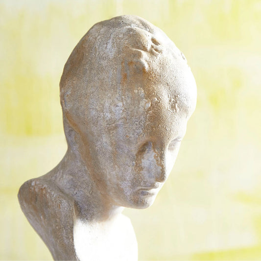 The Great Sculpture by Cyan Design in antique white. Made from cement in a traditional style.
