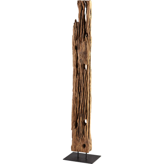 Bandalier Sculpture by Cyan Design in walnut. Made from wood, iron in a modern style.